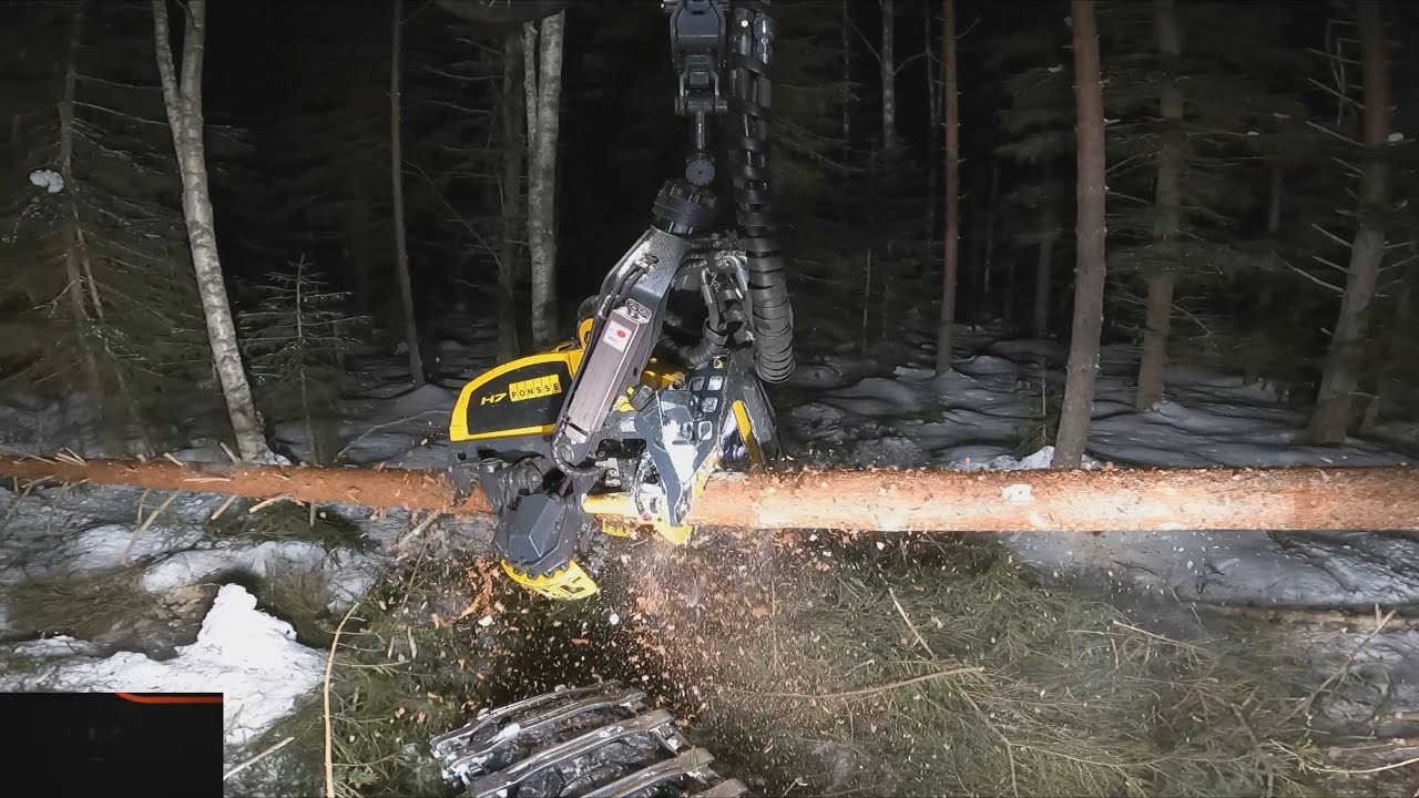 Ei oikein työt luista. Ensin mies kipeenä ja heti sen jälkeen kone rikki. Ponsse Scorpion K H7 AC FC