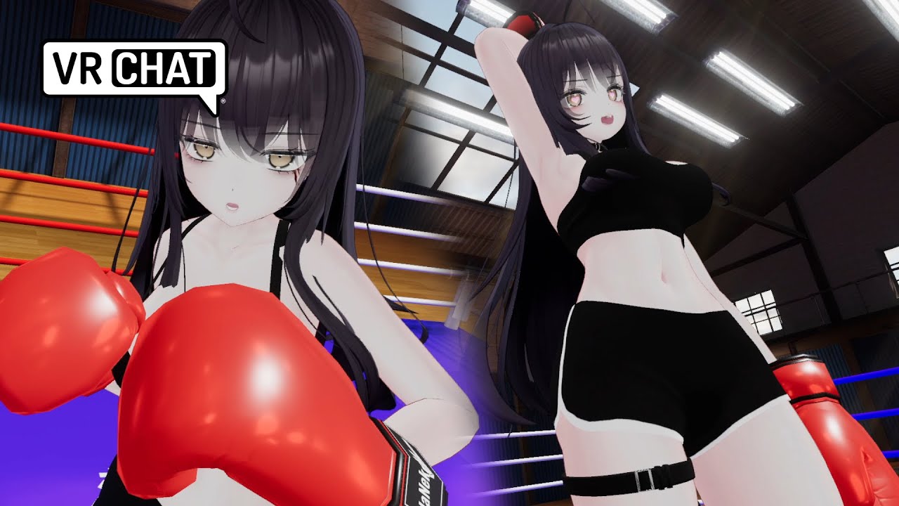 Focus on my eyes not my gloves VRchat POV BOXING