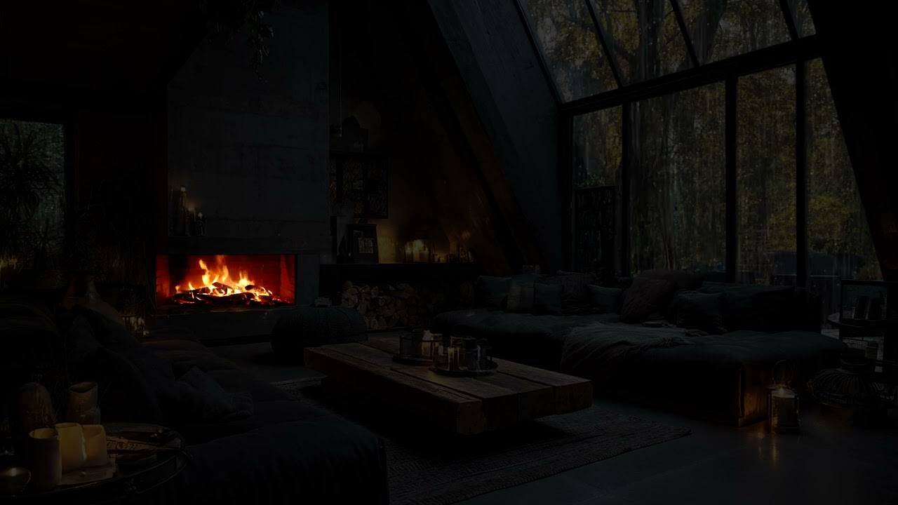 Gentle Rainy Afternoon Nature Atmosphere Creating a Soothing Ambience for Sleep and Meditation