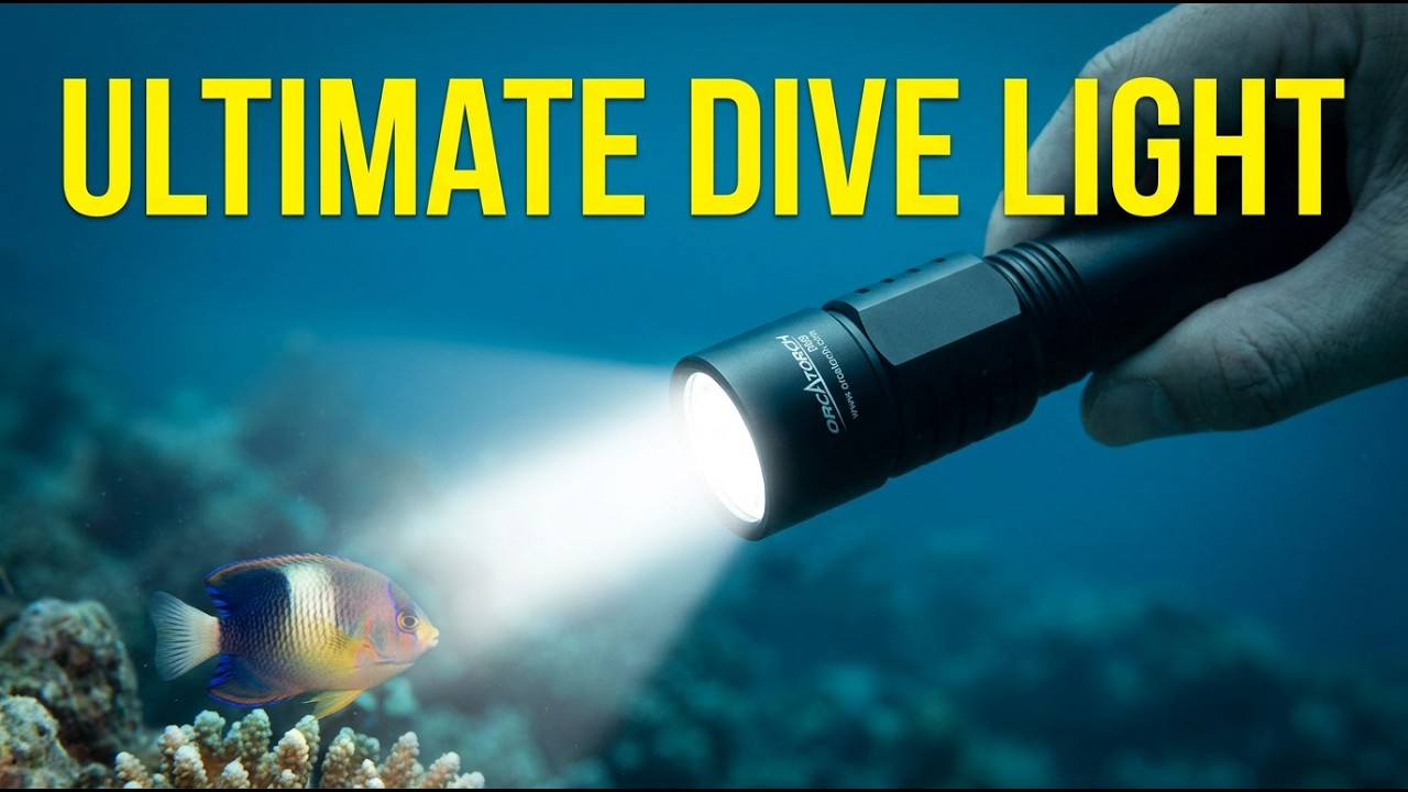 ORCATORCH Scuba Diving Flashlight Review