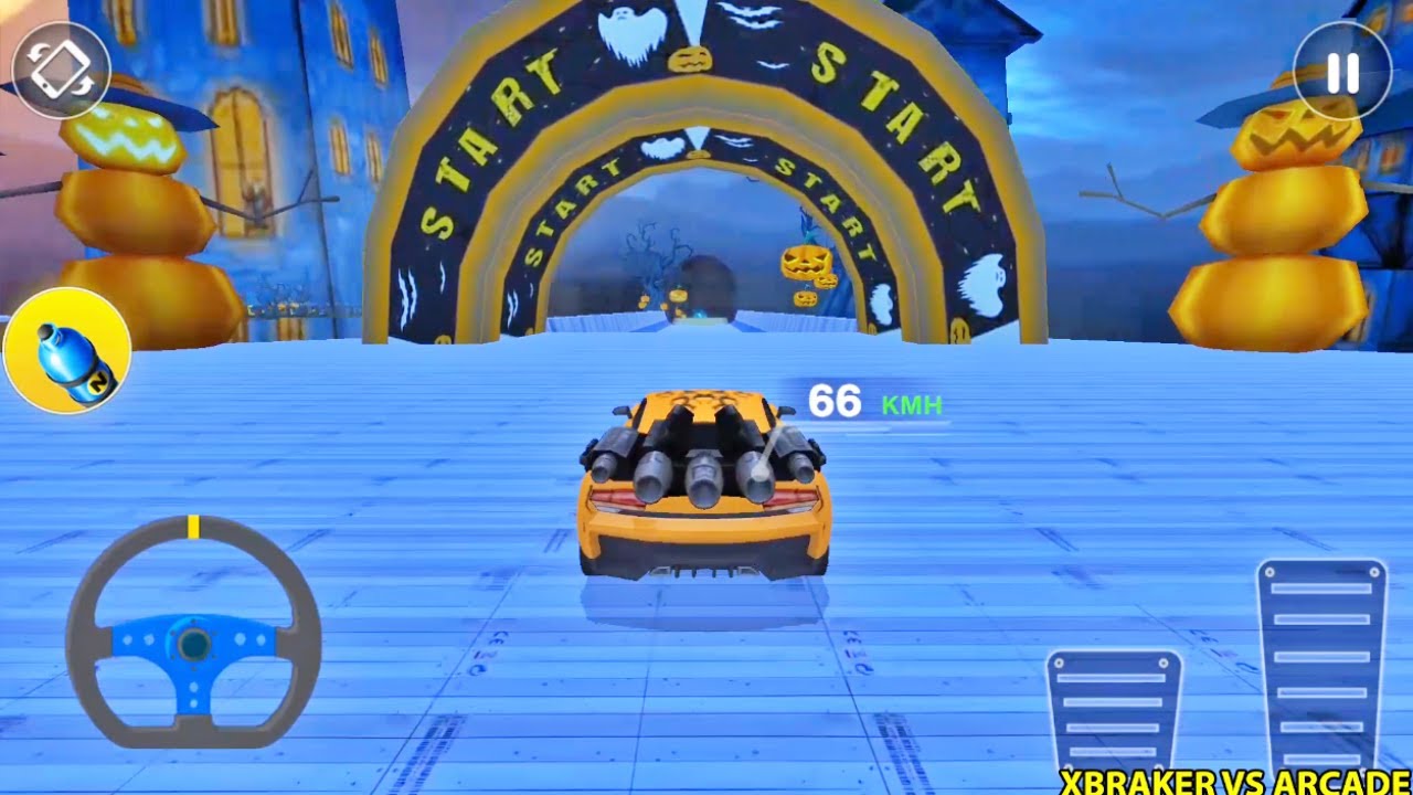 Formula Car Stunt🏎️🏎️ - New Orange Car Unlocked | Animals on The Road Simulator - Android Gameplay#7