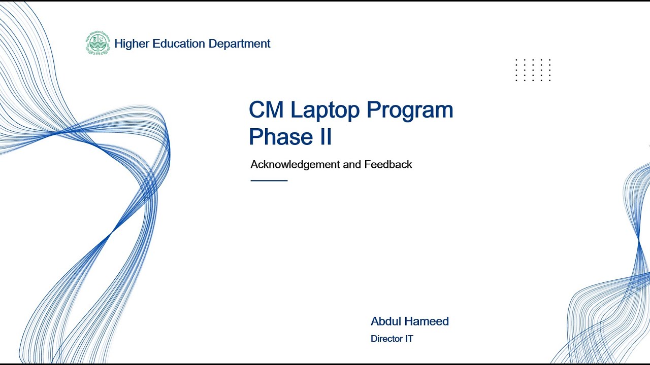 CM Punjab Laptop Program Survey Explained | Student Feedback & Insights