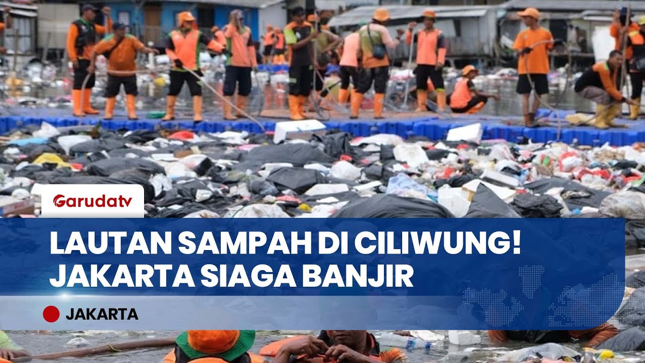 800 TON SAMPAH SERBU JAKARTA! Ciliwung Meluap, Saringan TB Simatupang Hampir Jebol?