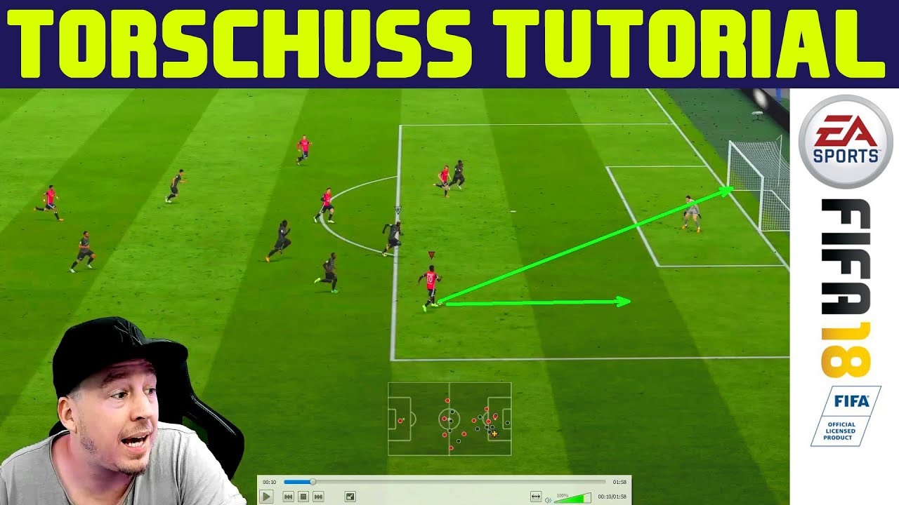 FIFA 18 Torschuss Tutorial | so einfach ist das Tore schießen - Tore machen / Schuss Tutorial