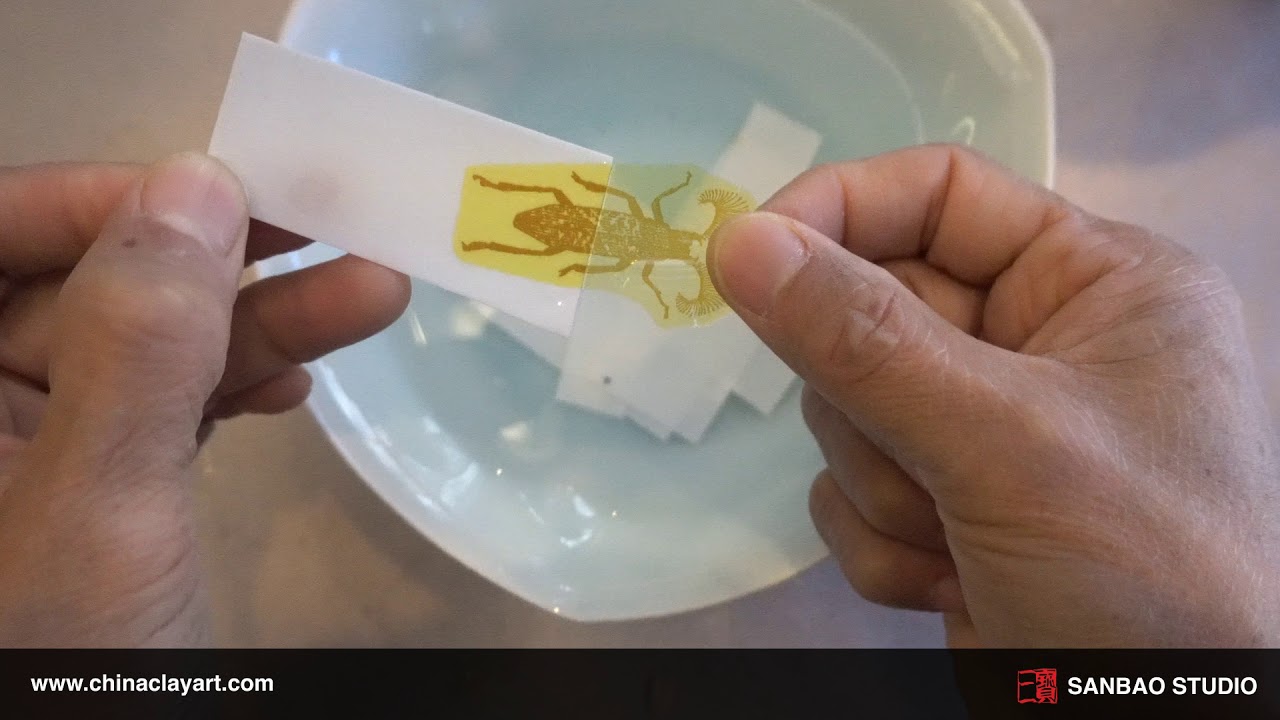 Sanbao Ceramic Overglaze Decals Tutorial