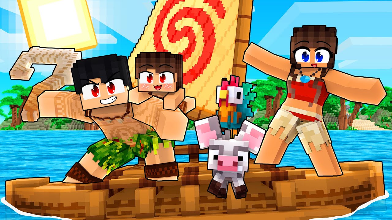 Minecraft mas EU TENHO UMA FAMILIA DA ILHA ‹‹ P3DRU ››