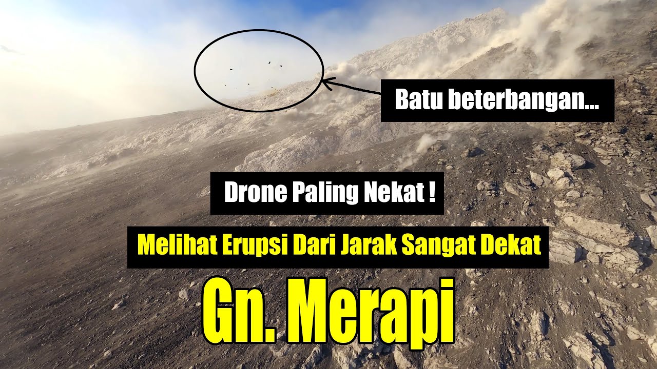 NGERI!! MELIHAT AWAN PANAS GUGURAN MERAPI DARI DEKAT