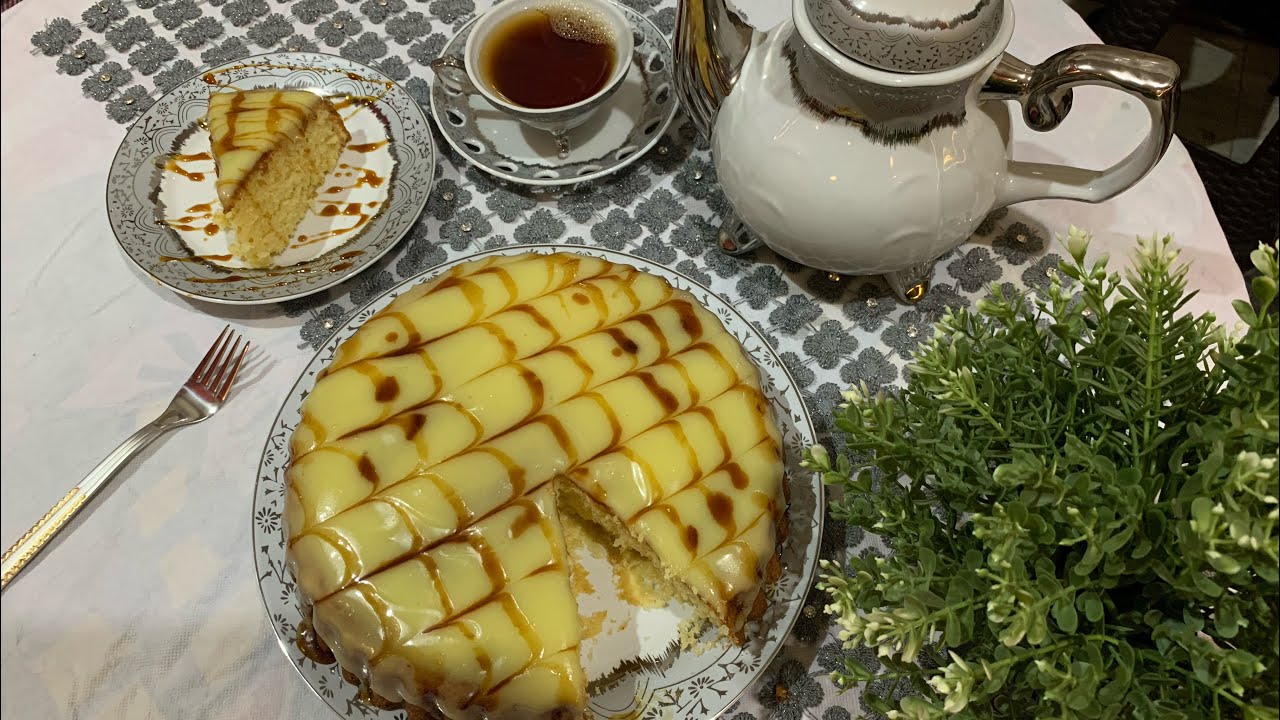 جاتوه شاتوه الكريم كراميل🥮🍰بطريقة سهلة وشكل في منتهى الجمال😍وطعم خراااافة😋🥰