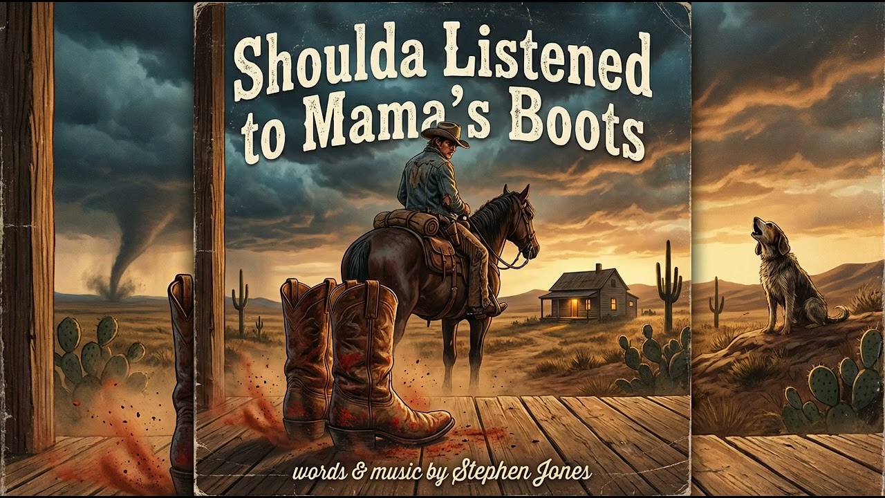 Shoulda Listened to Mama’s Boots by Stephen Jones