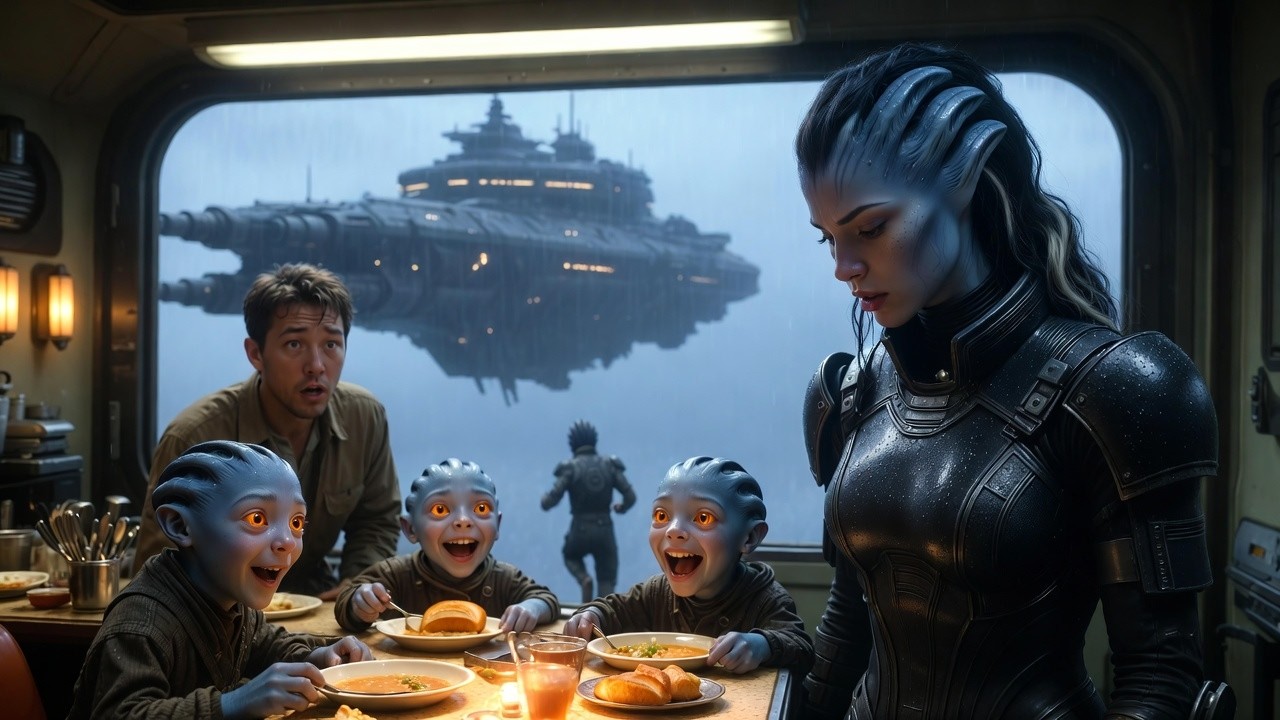 He Fed Two Hungry Alien Kids… Then Discovered Their Mother Rules the Galaxy | Emotional Sci-Fi Story