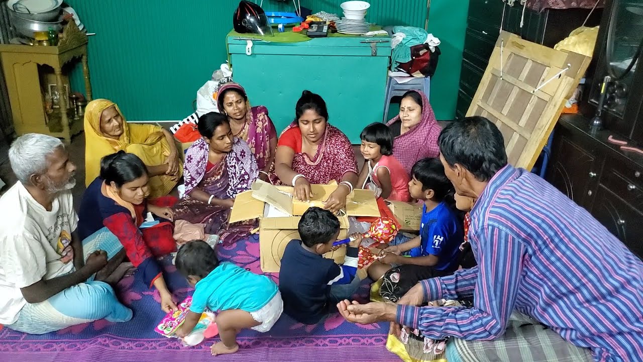 দিদিরা আমাদের সবার জন্য কি কি গিফ্ট আনলো/ simple village life style/ small village vlog