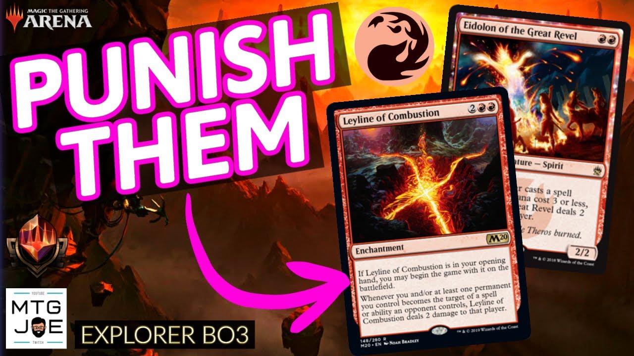 Leyline PUNISHES Explorer Meta | MTG Arena Mono Red Burn