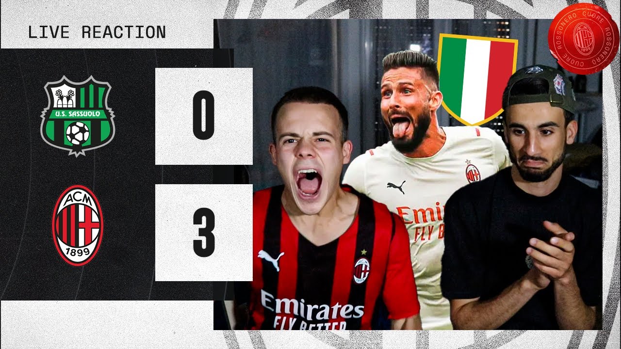 🏆🇮🇹 CAMPIONI D'ITALIA!!! - SASSUOLO 0-3 MILAN | REACTION TIFOSO ROSSONERO