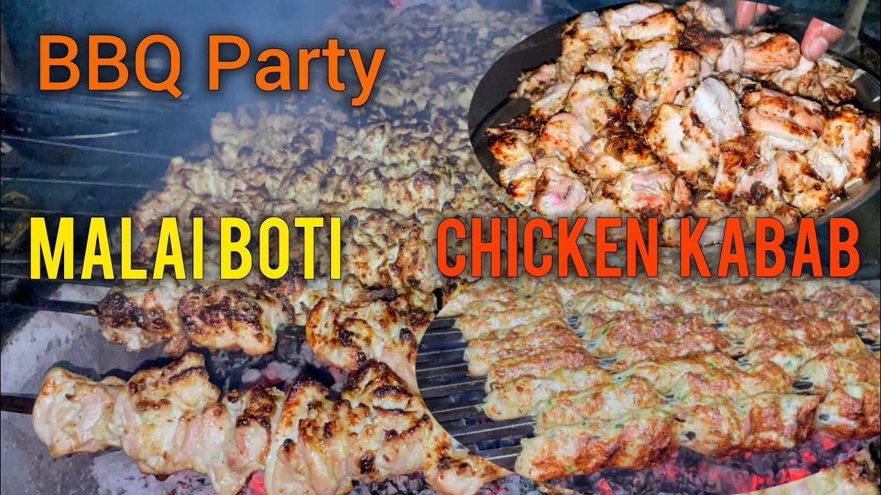 Creamy Malai Boti & Juicy Chicken Kabab | Best Charcoal BBQ Recipe Vlog 