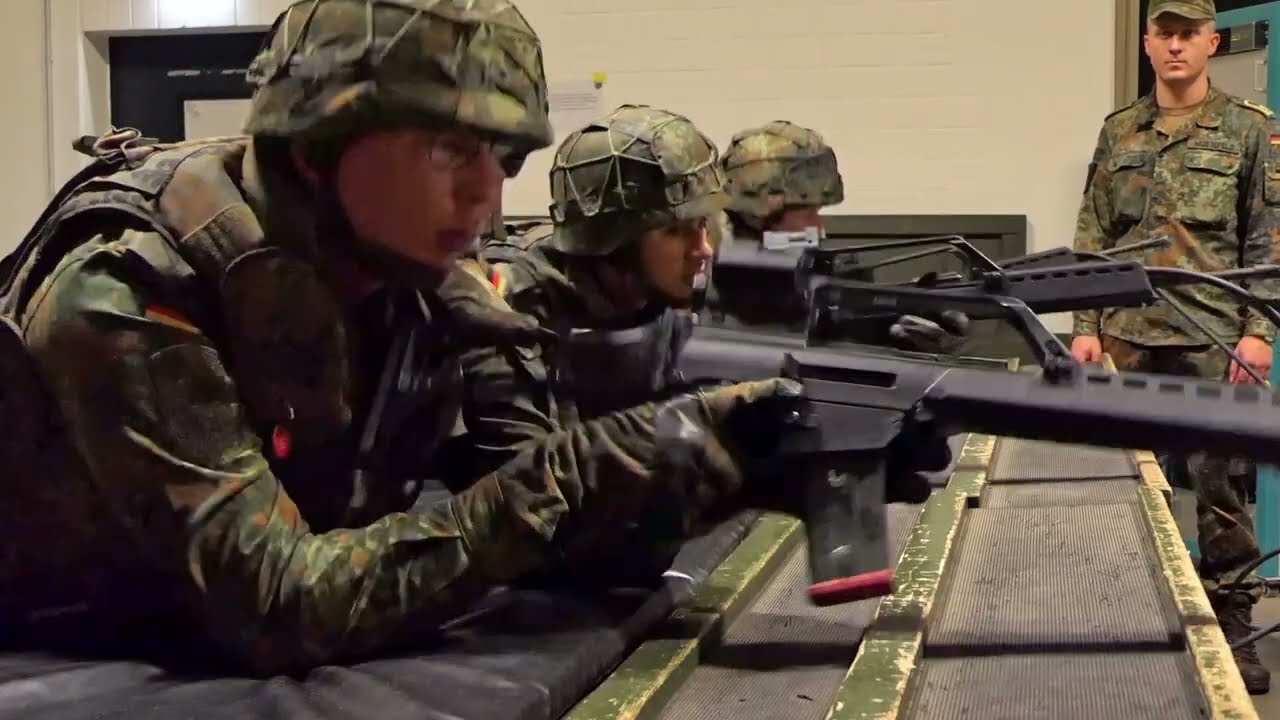 Training am AGSHP mit G36, P8, MG5, Panzerfaust 3
