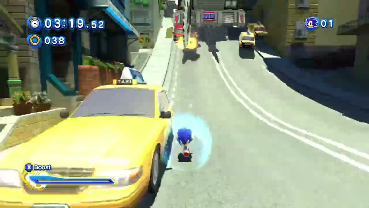 Sonic generations gameplay