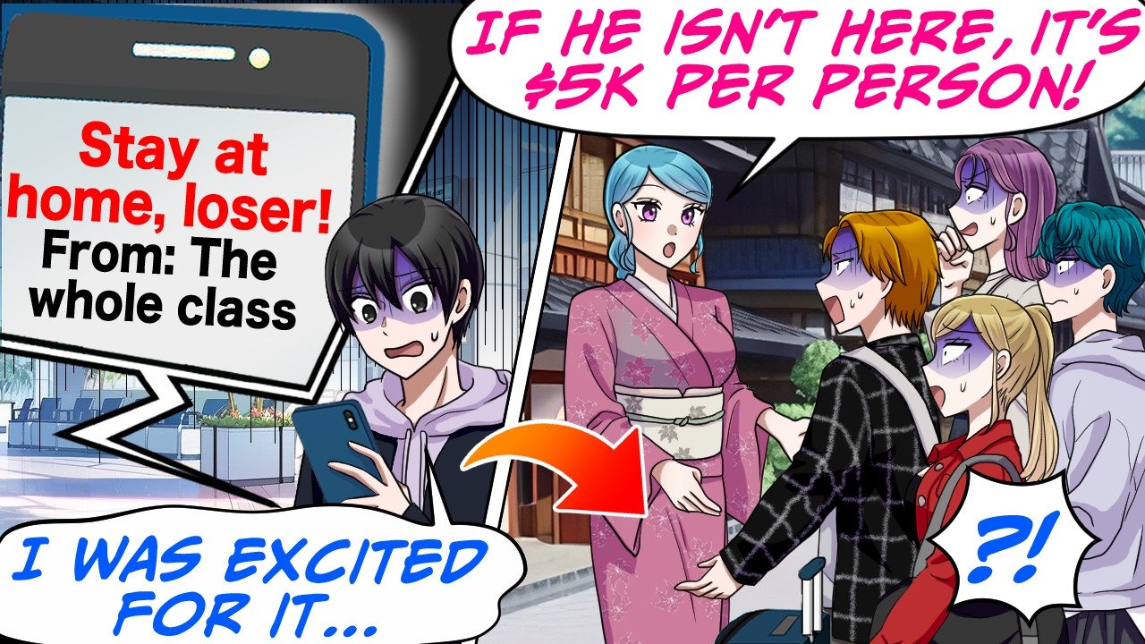 The Popular Crowd Invited Me on the Graduation Trip, But They Ditched Me&hellip;[RomCom Manga Dub]