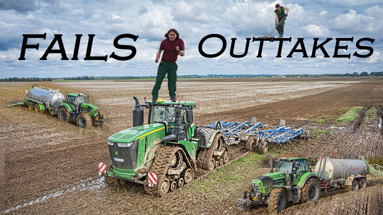 Fails & Outtakes 2021! - Schlammschlacht - Festgefahren - Lustige Fahrer ▶ Agriculture Germanyy