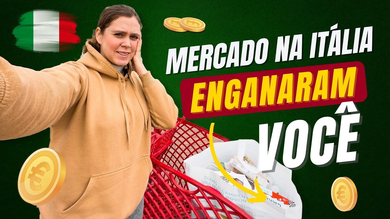 Te ENGANARAM esse tempo todo sobre os supermercados na Itália e eu POSSO PROVAR!!