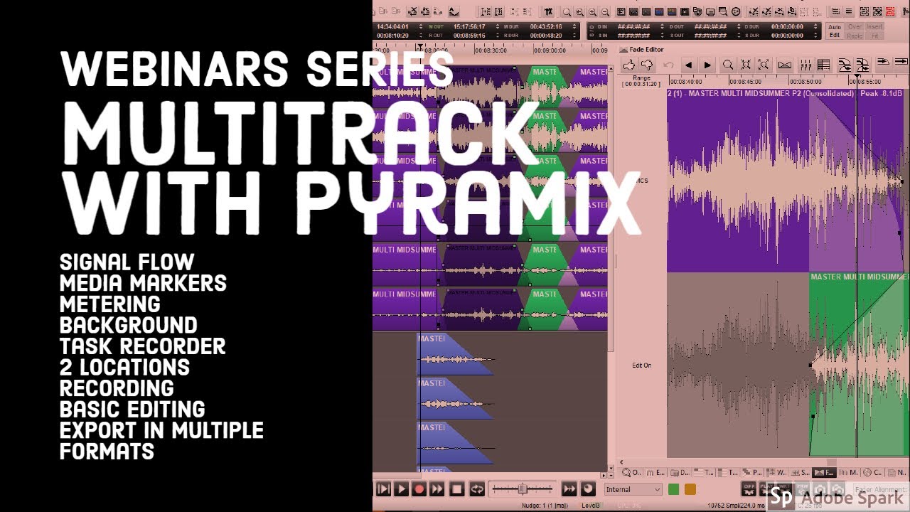 Multichannel recording and basic editing in Pyramix / ENGLISH