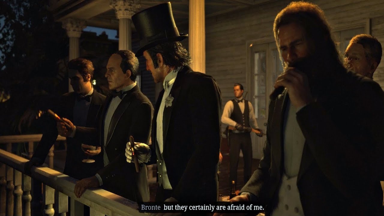 Red Dead Redemption 2 - Party At Bronte Mansion & Bronte Roasting Mayor & Politicians (RDR2) PS4 Pro