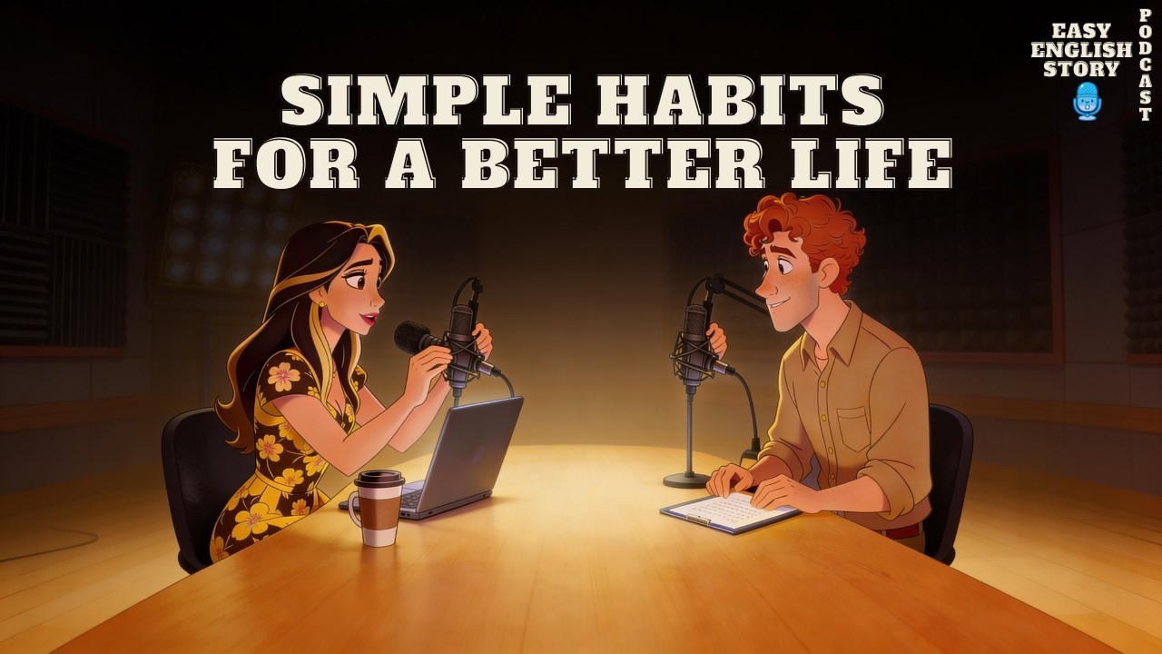 Easy English Learning With Podcast | Simple Habits For A Better Life