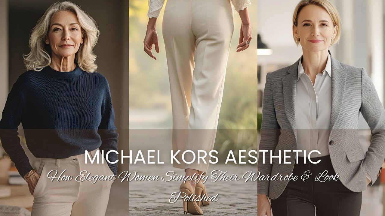 How Elegant Women Use the Michael Kors Aesthetic to Simplify Their Wardrobe & Look Polished 👜