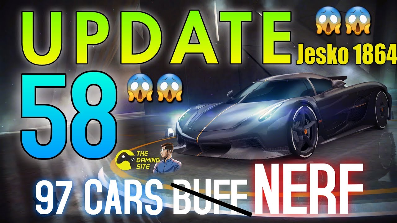 Jesko Absolut 1864 😱 | Update 58 Nerf Cars Asphalt 8 | Xmas Update Nerf Cars Asphalt 8 | Asphalt 8