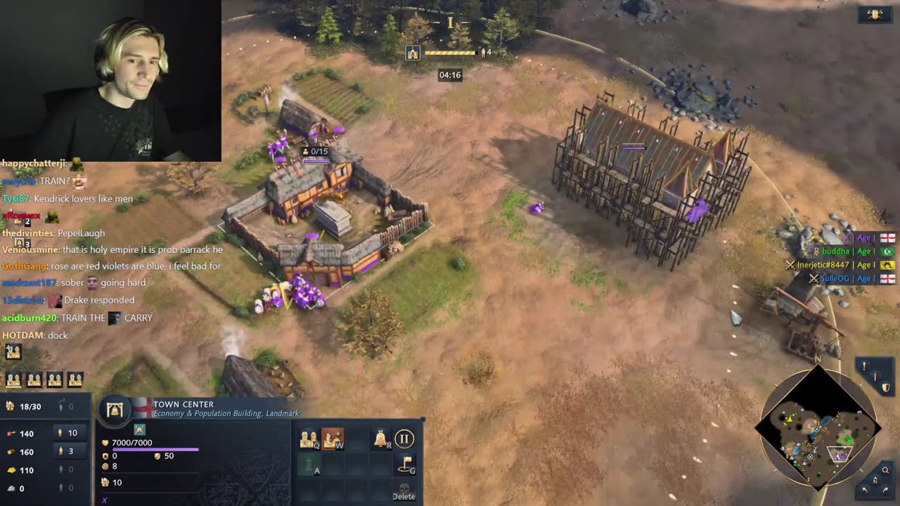 xQc Plays AGE OF EMPIRES IV (Ep 7)