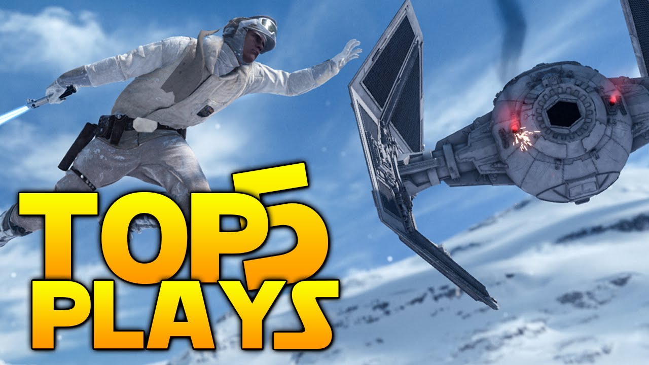 Star Wars Battlefront Top 5 EPIC Plays: Shotgun Streaks, Longest Snipe & More!