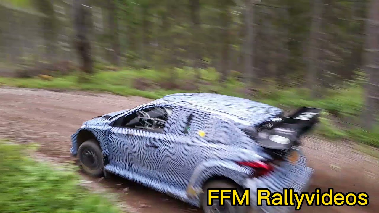 Hyundai i20 N hybrid rallycar test finland 2021