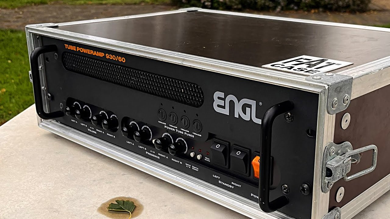 ENGL 930/60 Power Amp with case - 2x 60w - The rare ENGL powerhouse your rig needs!