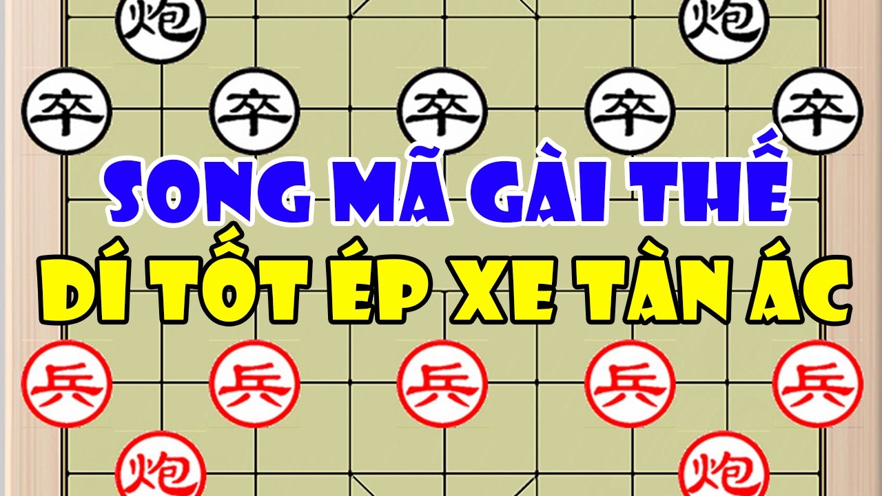 Mạnh Phồn Duệ (孟繁睿) vs Lưu Tông Trạch (刘宗泽)| Song MÃ Gài Thế - Dí Tốt Xuyên Cung Ép Xe Tàn Ác