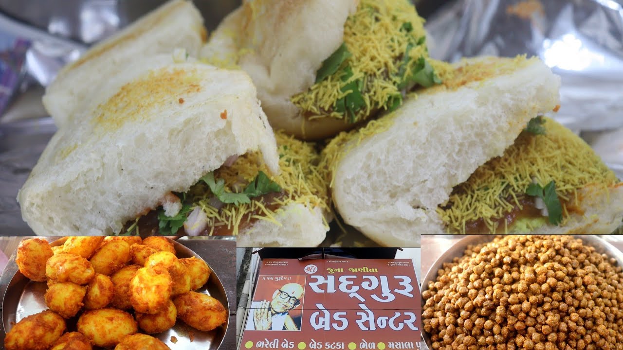 રાજકોટની સુપર ટેસ્ટી ભરેલી બ્રેડ | પેડક રોડની  Bhareli & Masala Basket । Street food Rajkot