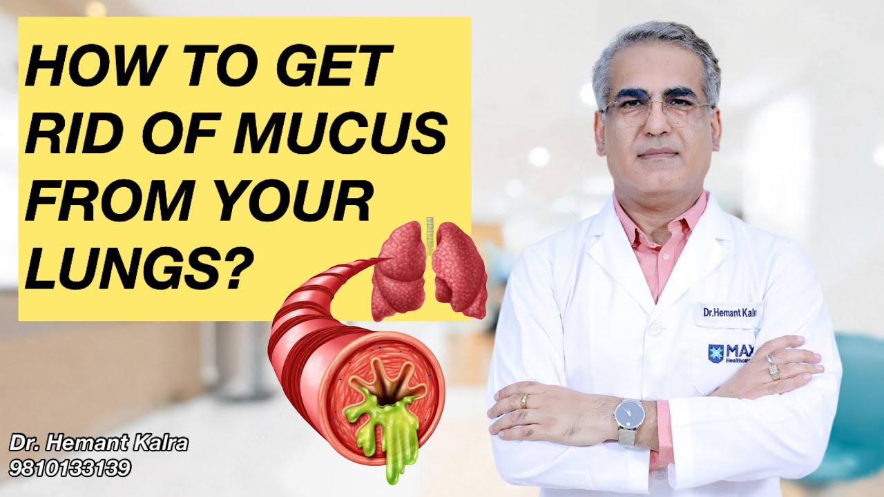 DR. HEMANT KALRA and DR. DEEPALI NARULA talking about techniques to clear mucus from lungs.