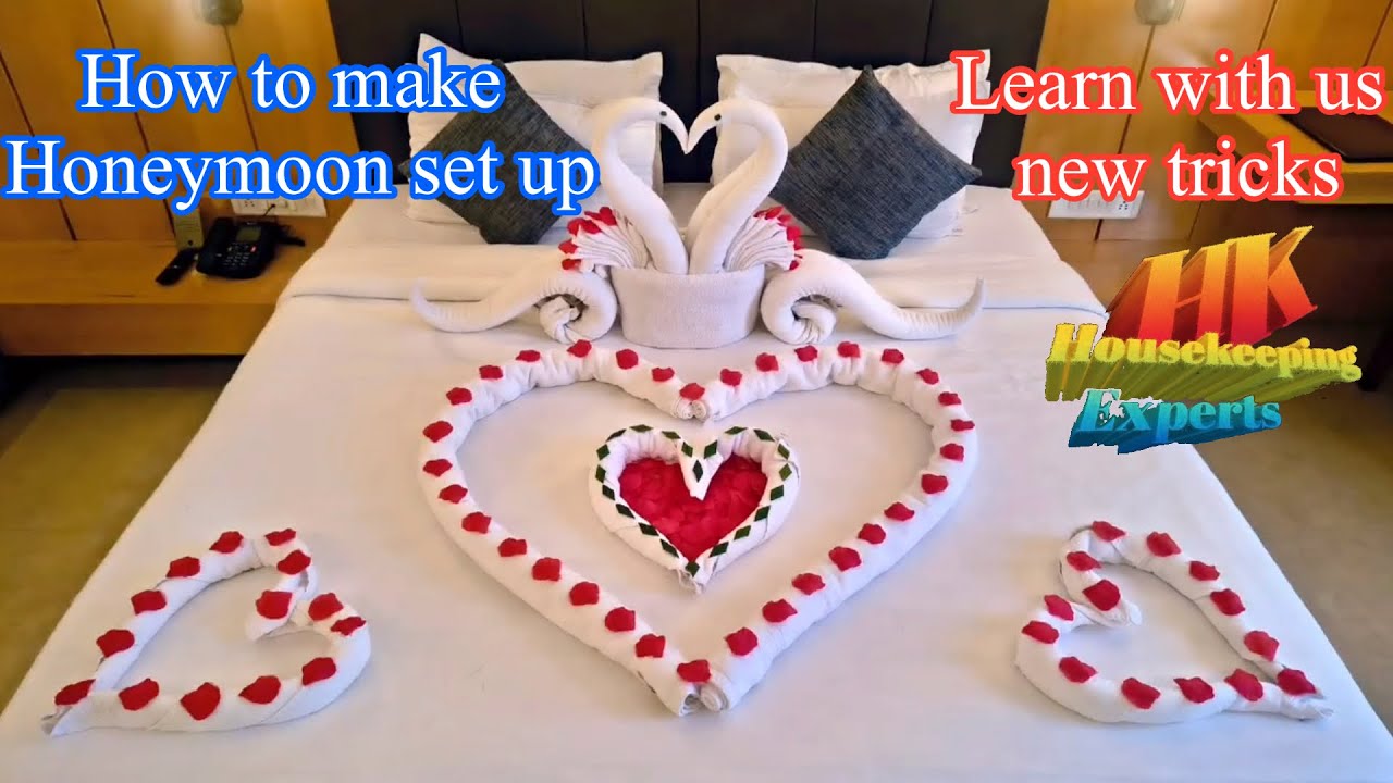 How to make honeymoon setup /#honeymoon 