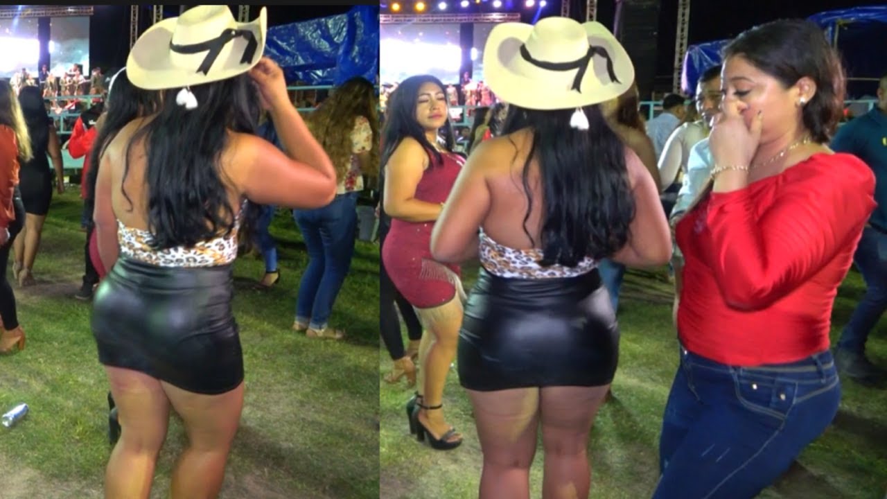 La chava de la minifalda negra-Casi se deshace en la pista de tanto movimi |Ajuchitlan del Progreso