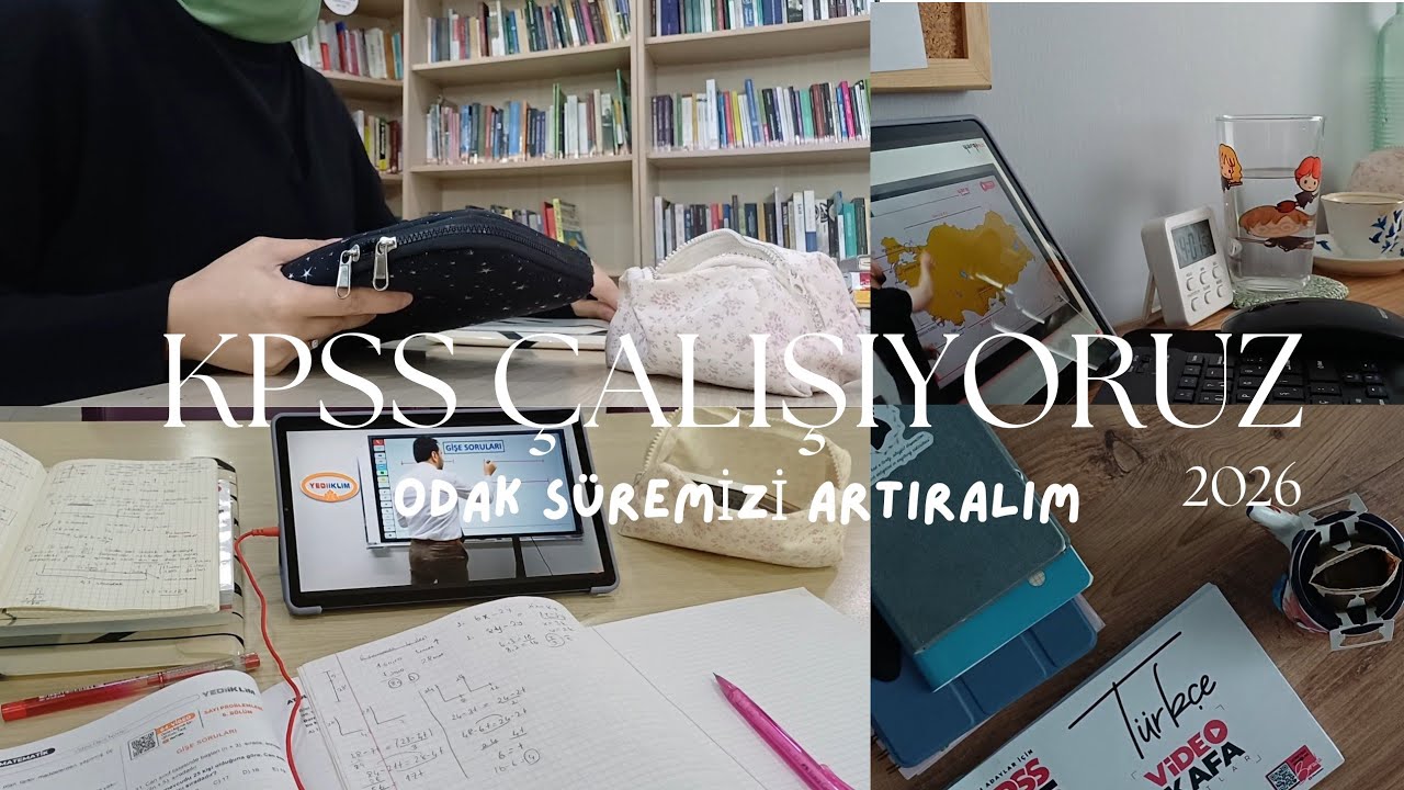 KPSS 2026 || Kütüphane günlükleri, odak süremi arıyorum 🤓