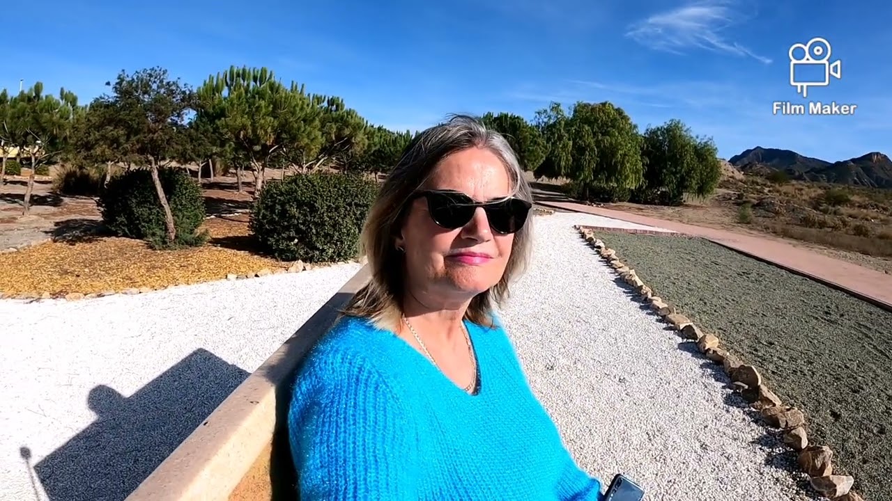 On walkabout around Mazarron Country Club, Costa Calida, Spain.
