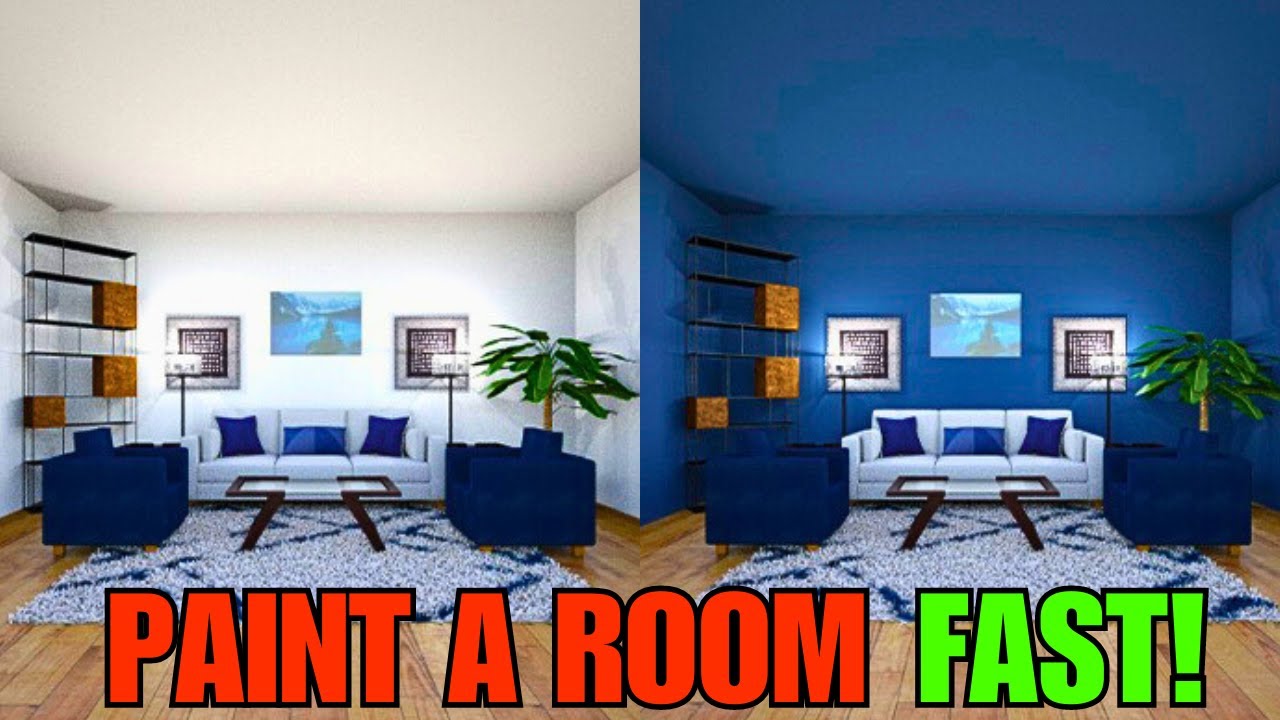 SECRETS on How to Paint a Room FAST
