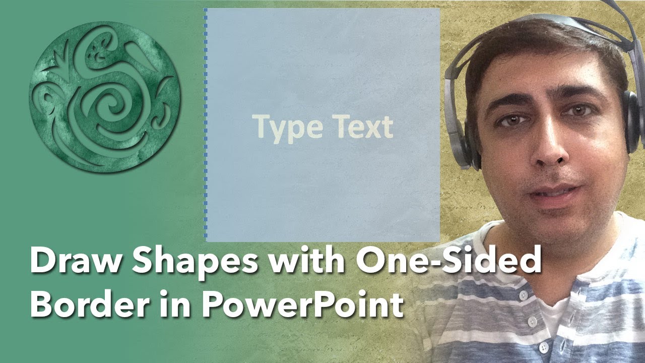 Draw Shapes with One Sided Border in PowerPoint, Word, and Excel