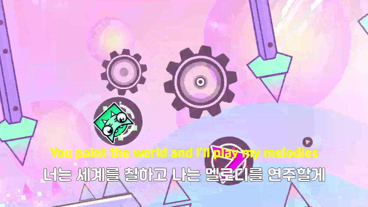 [Geometry Dash] Gracefully [가사/해석/번역/lyrics] [4K]