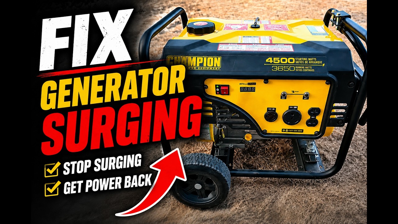 Generator Surging Fixed!