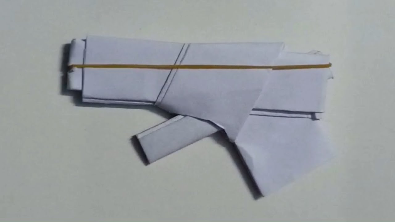 How to make a satisfying origami paper Plane shooter gun. #art #diy #homemadepapercraft