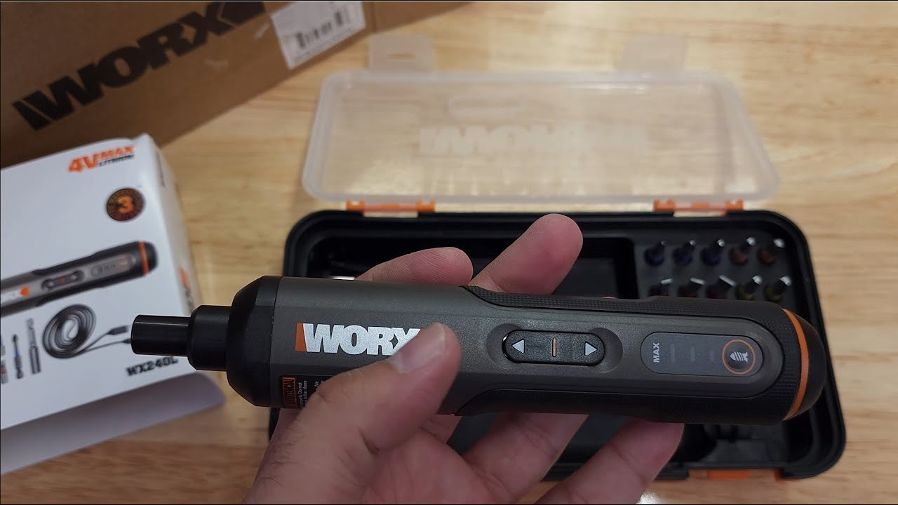 Worx 3-Speed 4V Cordless Screwdriver