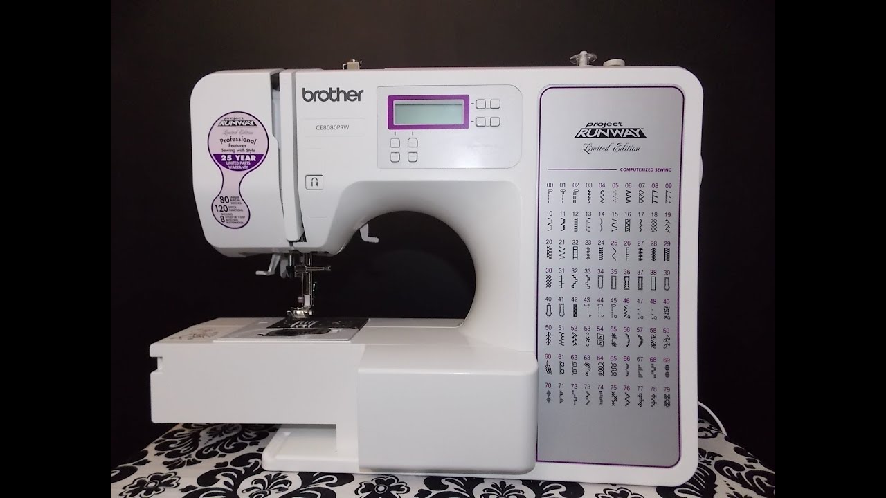 Brother CE8080PRW Computerized Sewing Machine Review
