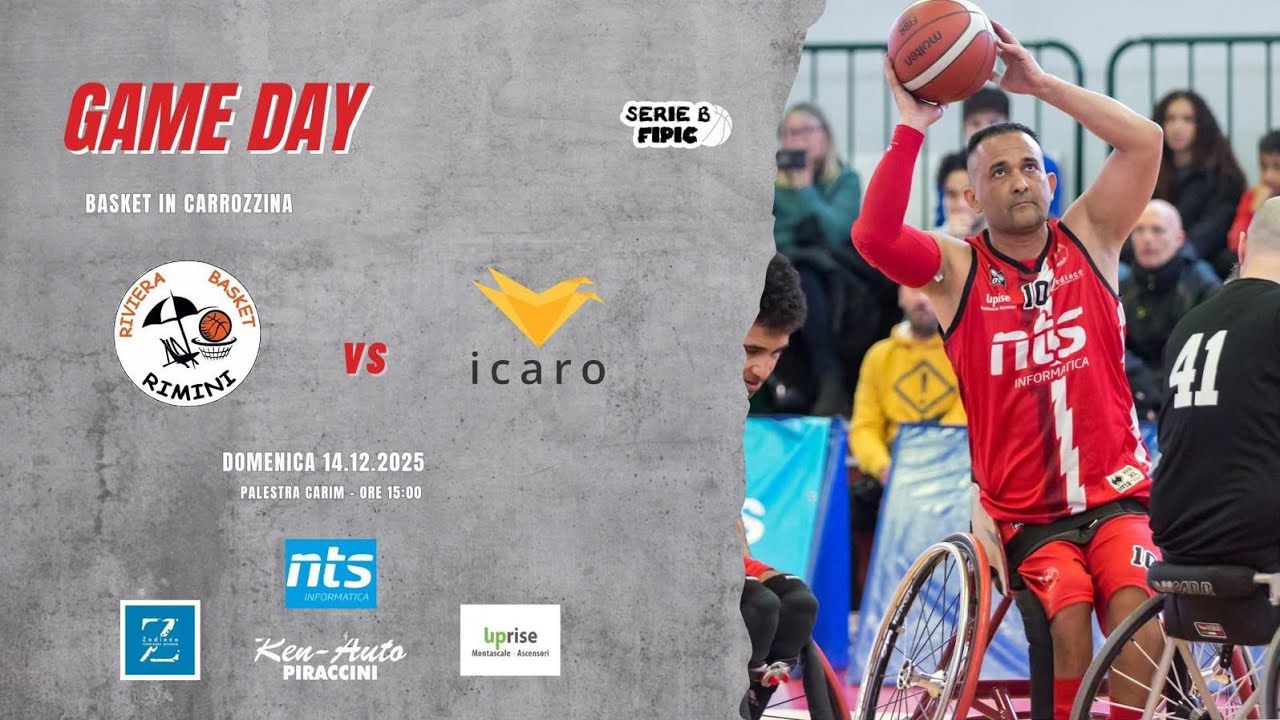 FIPIC Serie B: NTS Informatica BASKET RIMINI vs Icaro Brescia