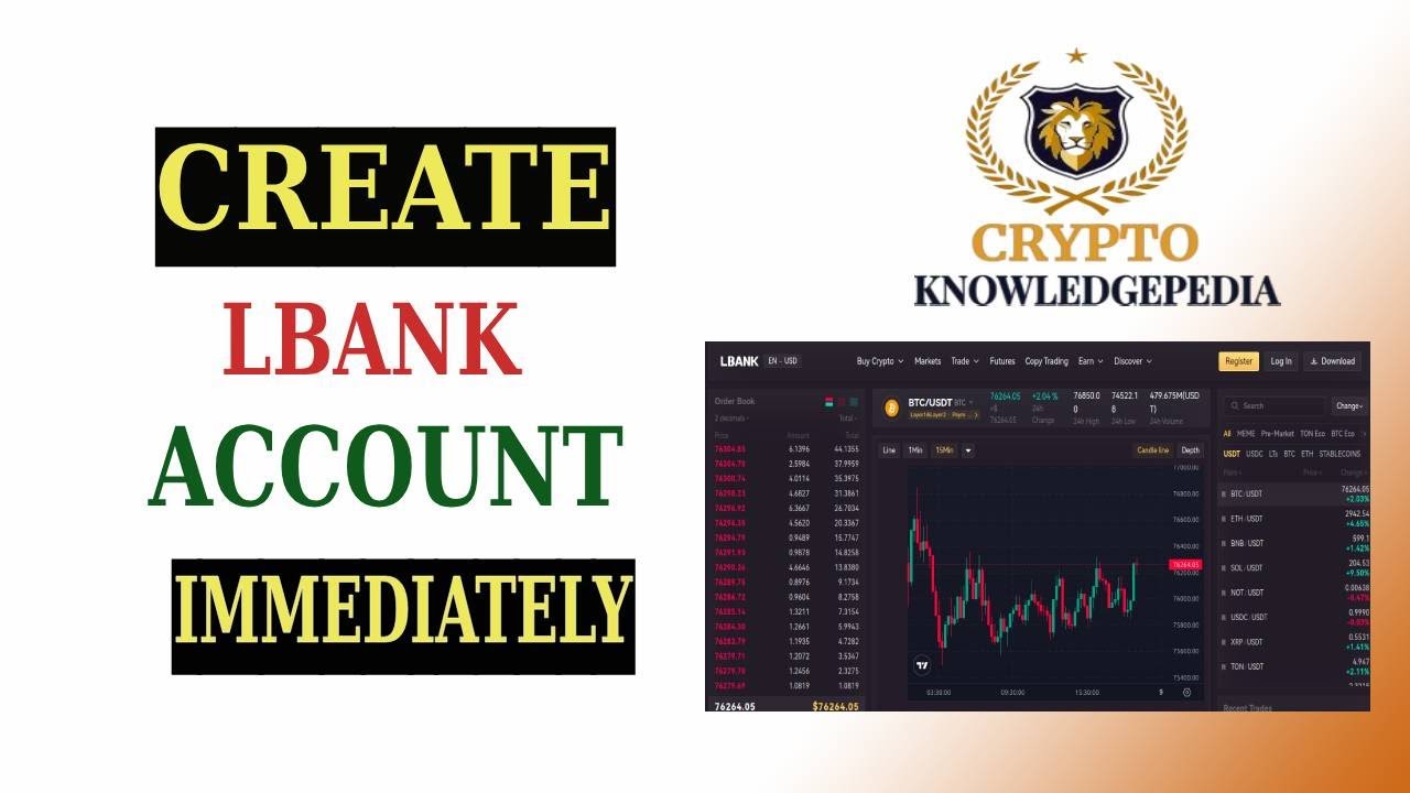 Create lbank exchange account immediately