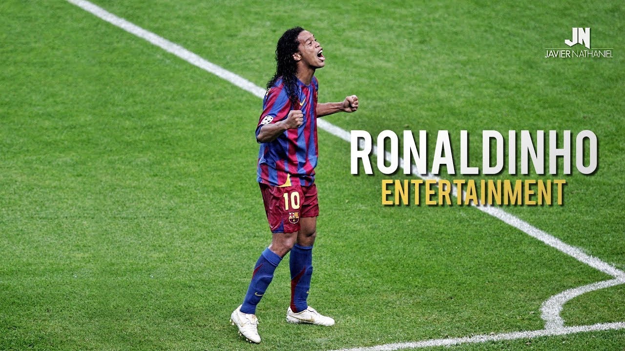 Ronaldinho Best Skills With Commentary   Crowd Reaction