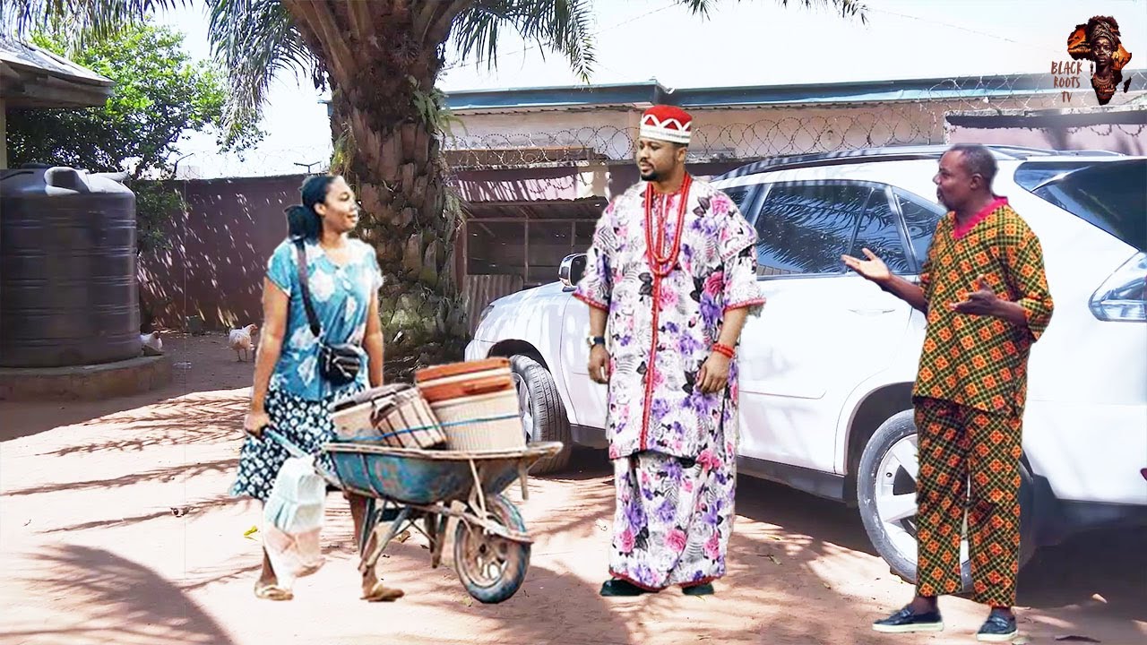 On His Return From Abroad D Prince Fell In Love At First Sight With A Food Seller - Nigerian Movies